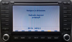 Čeština do auta VW s navigací MFD2 DVD